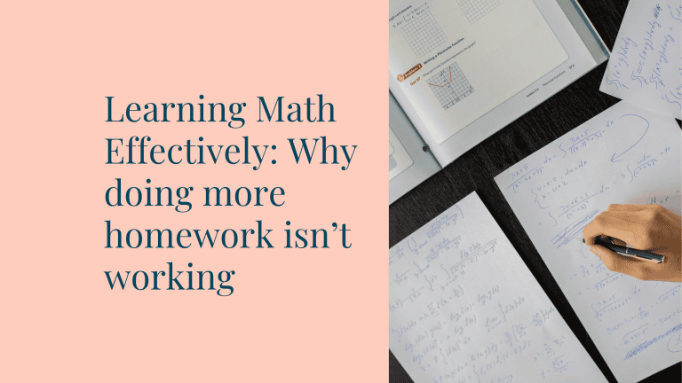 learning math effectively
